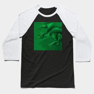 green emerald dragon ecopop in wonder sketch Baseball T-Shirt